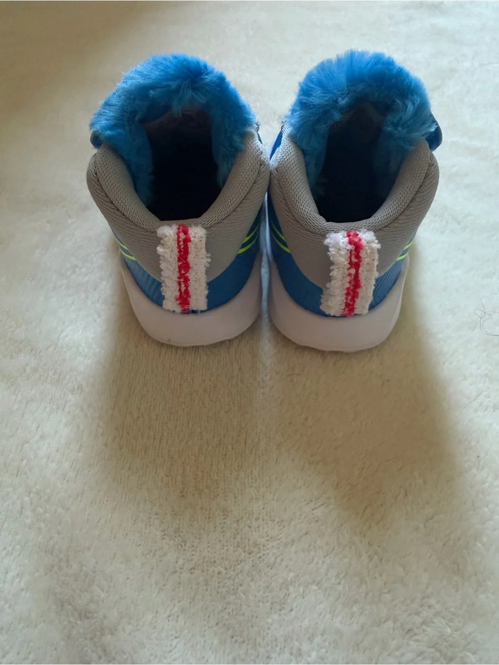 Nike Kids Blue Furry Character Sneakers